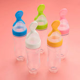 Silicone Squeezing Feeding Bottle